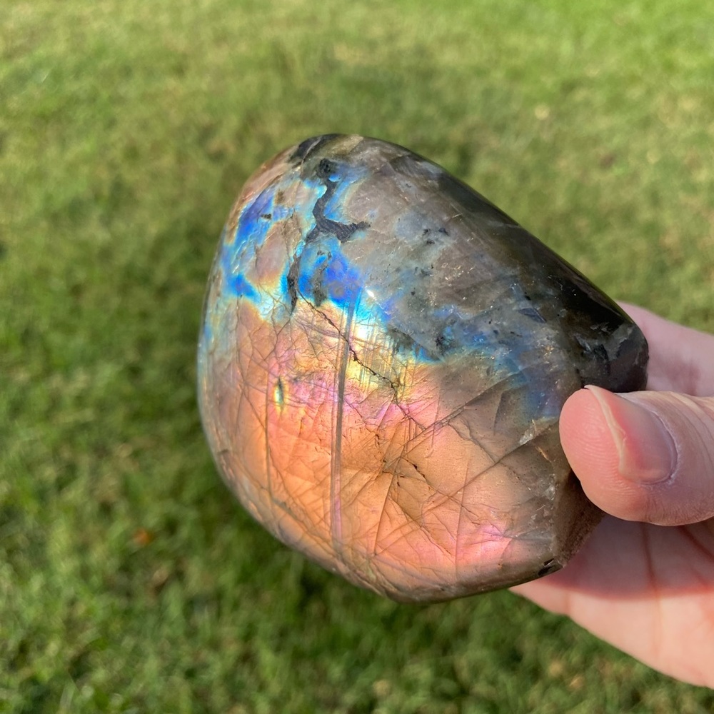 Large sunset labradorite freeform